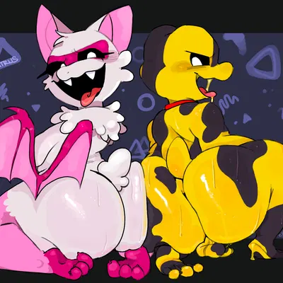 icky licky (poppy playtime), rabie baby (poppy playtime) (mob entertainment, nightmare critters) created by orangechikkin