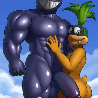 iggy koopa, koopaling (mario bros, nintendo) created by timidwithapen