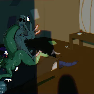 inco (iwhtg), olivia halford (cavemanon studios, i wani hug that gator) created by espectro111222