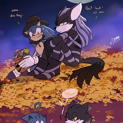 infinite (sonic), sonic chao, sonic the hedgehog (halloween, sega) created by toodamncycle