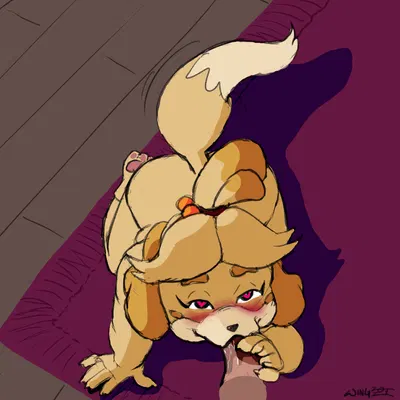 isabelle (animal crossing) (animal crossing, nintendo) created by sloppyheadwind