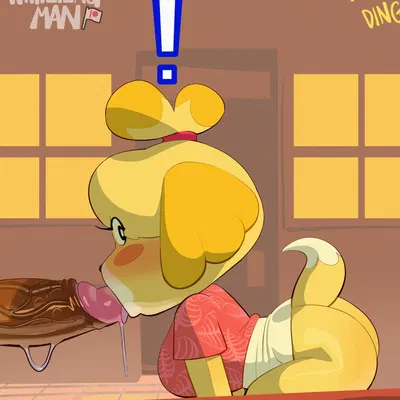 isabelle (animal crossing) (animal crossing, nintendo) created by whiteflagman