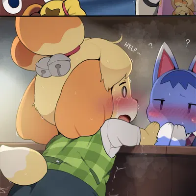 isabelle (animal crossing), rosie (animal crossing), sasha (animal crossing) (animal crossing, nintendo) created by dagasi