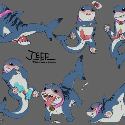 jeff the land shark (marvel) created by benji (artist)