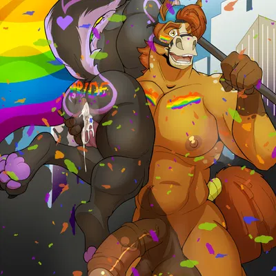 johnny rock, lafayette skunk (lgbt pride month) created by shawd