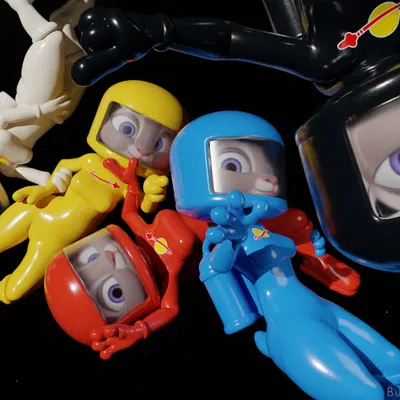 judy hopps (disney, lego) created by comorito