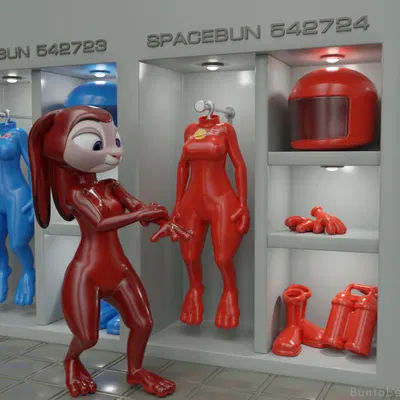 judy hopps (disney, lego) created by comorito