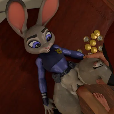 judy hopps (disney, zootopia) created by shadowyartsdirty