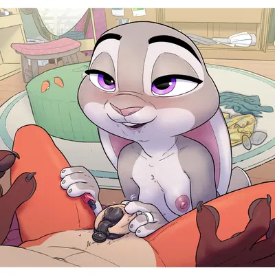 judy hopps, nick wilde (disney, zootopia) created by amadose