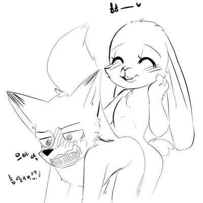 judy hopps, nick wilde (disney, zootopia) created by coffeelsb