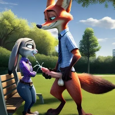 judy hopps, nick wilde (disney, zootopia) created by rinic (director)
