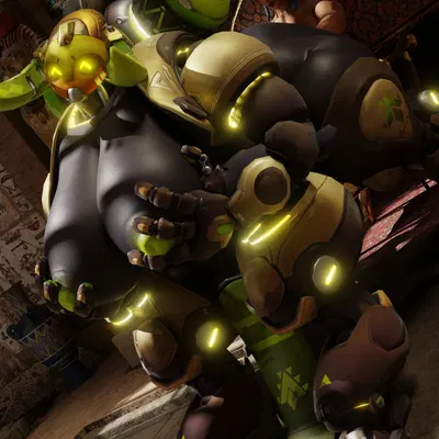 junker queen (overwatch), orisa (overwatch) (blizzard entertainment, overwatch) created by mighty3d