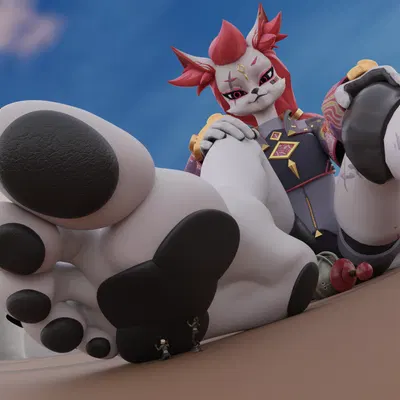 kimiko five-tails (epic games, fortnite) created by dwighteisenhower