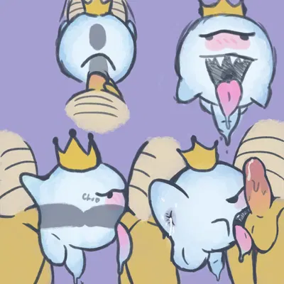 king boo (luigi's mansion, mario bros) created by jellybeankofi