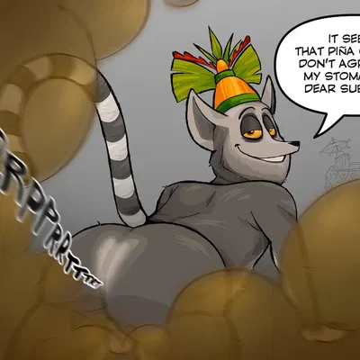 king julien (dreamworks, madagascar (series)) created by assenjoyer