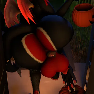 knight shadowborne, wolfal (halloween) created by knightsfm