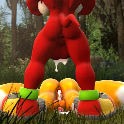 knuckles the echidna, miles prower (sega, sonic the hedgehog (series)) created by neotaurus