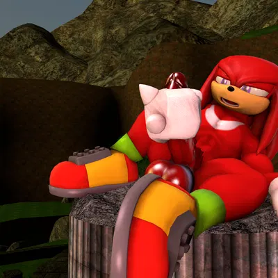 knuckles the echidna (sega, sonic the hedgehog (series)) created by neotaurus