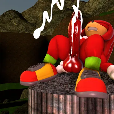 knuckles the echidna (sega, sonic the hedgehog (series)) created by neotaurus