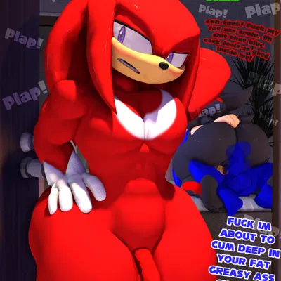 knuckles the echidna, shadow the hedgehog, sonic the hedgehog (sega, sonic the hedgehog (series)) created by leviantan581re