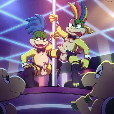 koopaling, larry koopa, lemmy koopa (mario bros, nintendo) created by nutty bo