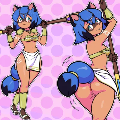 krystal (star fox), michiru kagemori (brand new animal, nintendo) created by blackmore