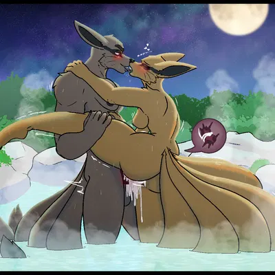 kurama, yang-kurama, yin-kurama (naruto) created by osopolar-kun