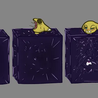 kuromaru (bandai namco, digimon) created by trapknight