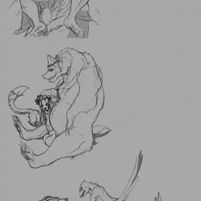 kuruk (character), outlaw (character), rieka (character) created by sephrendemon