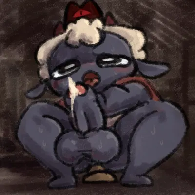 lamb (cult of the lamb) (cult of the lamb, massive monster (studio)) created by sousaku san