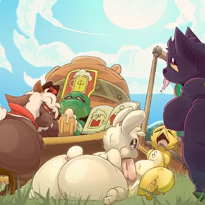 lamb (cult of the lamb), red crown (cult of the lamb) (cult of the lamb, massive monster (studio)) created by akumakanji