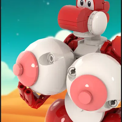 lego, mario bros created by thiccbrick