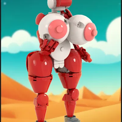 lego, mario bros created by thiccbrick