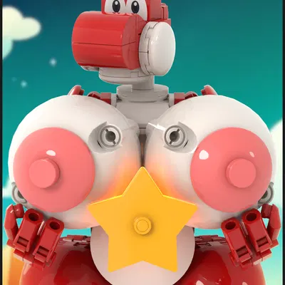 lego, mario bros created by thiccbrick