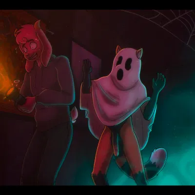 lilian (solarlewds), mars (solarlewds) (halloween) created by solarlewds