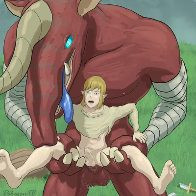 link (breath of the wild, nintendo) created by pokegontc