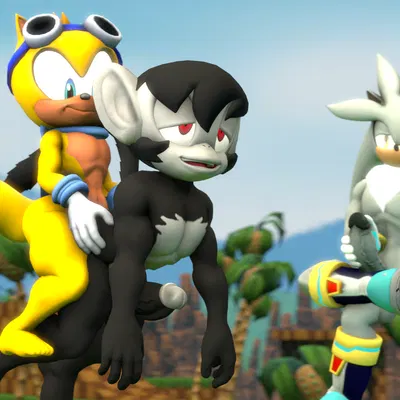 lire (doommusk), ray the flying squirrel, silver the hedgehog (sega, sonic the hedgehog (series)) created by doommusk