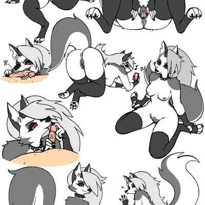 loona (helluva boss) (hellaverse, helluva boss) created by noise-tanker