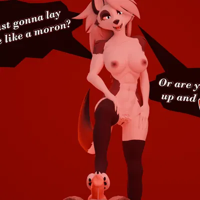 loona (helluva boss) (hellaverse, helluva boss) created by office depot (artist)