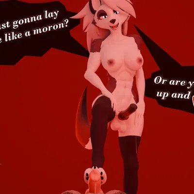 loona (helluva boss) (hellaverse, helluva boss) created by office depot (artist)