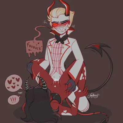 lucifer (hazbin hotel) (hazbin hotel, hellaverse) created by faekeout