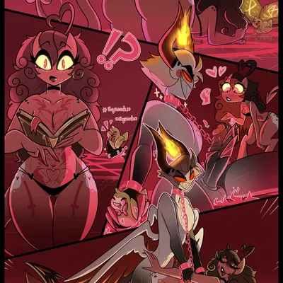 lucifer (hazbin hotel) (hazbin hotel, hellaverse) created by saucymist