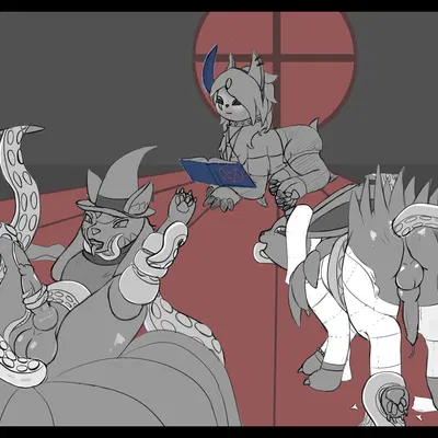 luna io (sheriff) (halloween, nintendo) created by the line goat