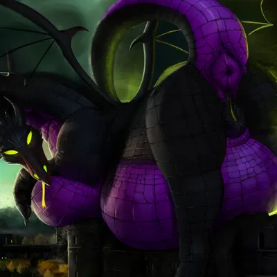 maleficent (disney, mythology) created by akkusky