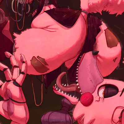 mangle (broken), mangle (fnaf) (five nights at freddy's, five nights at freddy's 2) created by smashmat