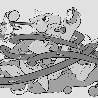 mario bros, nintendo created by nommsalotl