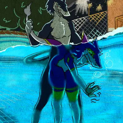 mauve (mauvedash), sardine (mauvedash) created by ajicitoart