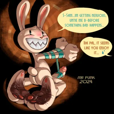 max (sam and max) (sam and max) created by mrpunkmorph