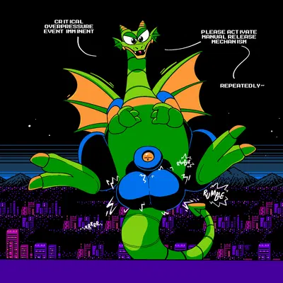 mecha dragon (capcom, mega man (series)) created by argon vile