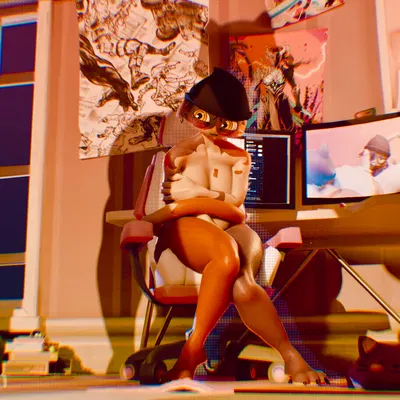 meow skulls, meowscles (epic games, fortnite) created by moze feitian